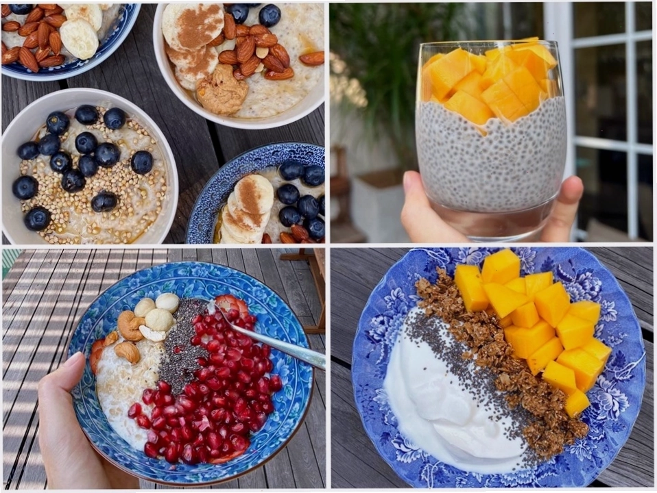 Các bữa ăn lành mạnh của Tăng Thanh Hà