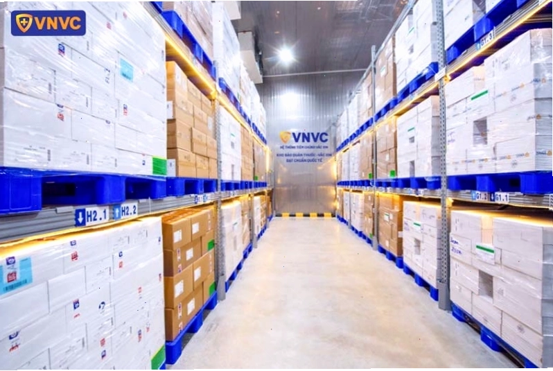 Hệ thống dây chuyền lạnh bảo quản vắc xin tại VNVC