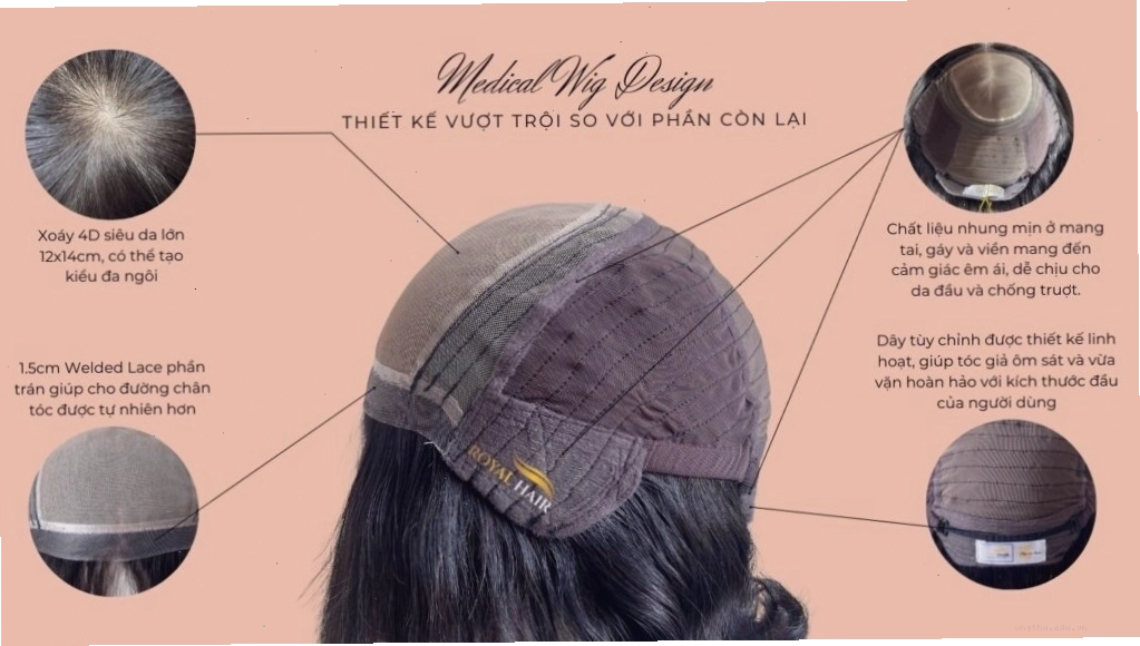 Thiết kế sản phẩm medical wig tinh tế và chân thực